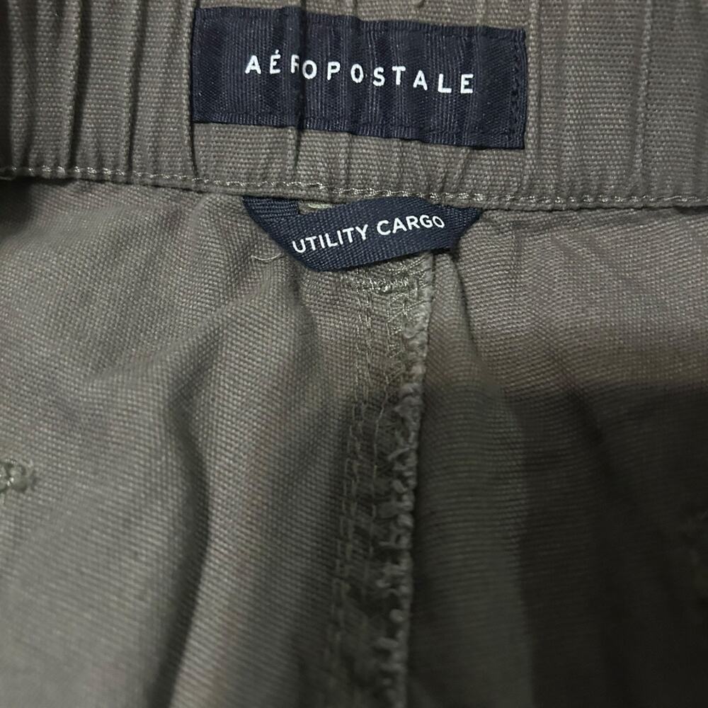 Aeropostale | Junior's Olive Green Baggy Utility Cargo Pants Small - Picture 6 of 8